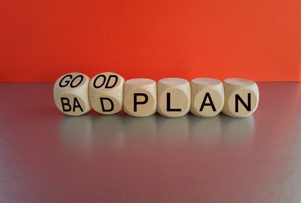 Word Blocks with Good Plan changing To Bad.